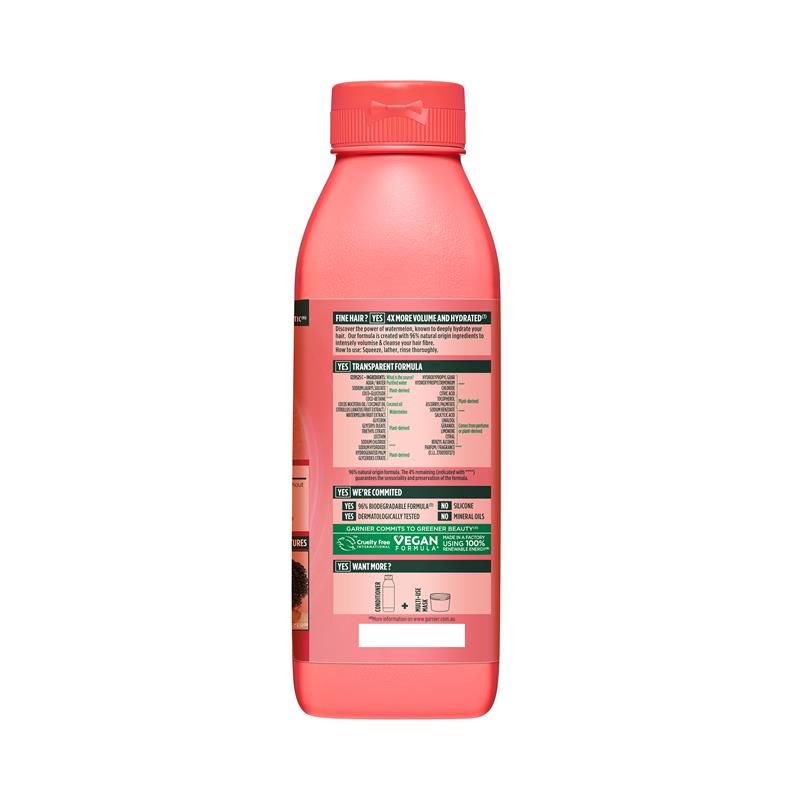 Load image into Gallery viewer, Garnier Fructis Hair Food Watermelon Shampoo 350ml

