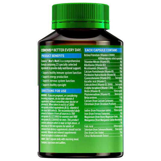 Cenovis Once Daily Mens Multi 50 Capsules
