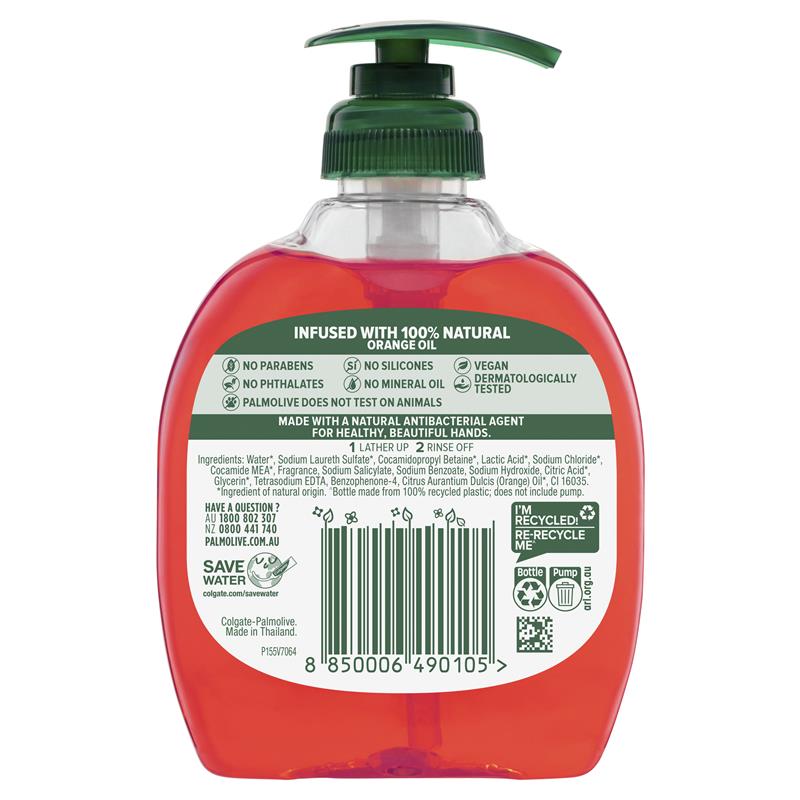 Load image into Gallery viewer, Palmolive Antibacterial Softwash Hand Wash 2hr Defence Orange 250ml
