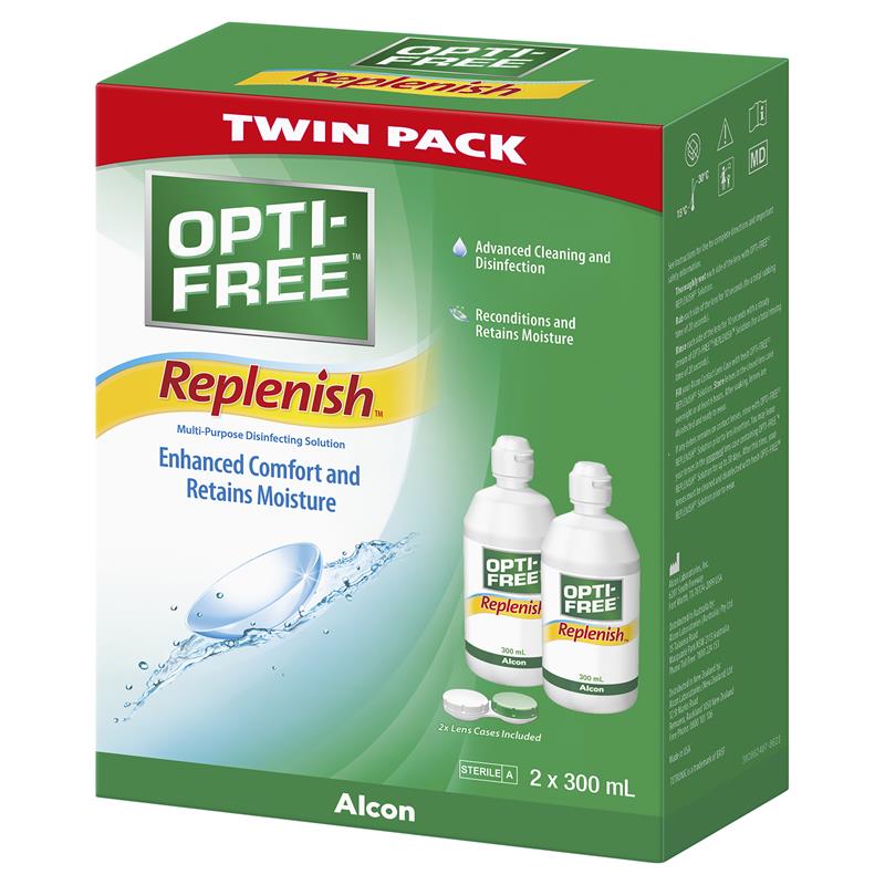 Load image into Gallery viewer, Opti Free Replenish Twin Pack 2 x 300mL
