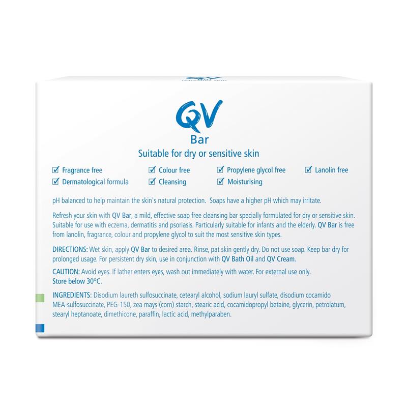 Load image into Gallery viewer, QV Wash Cleansing Bar 100G Twin Pack
