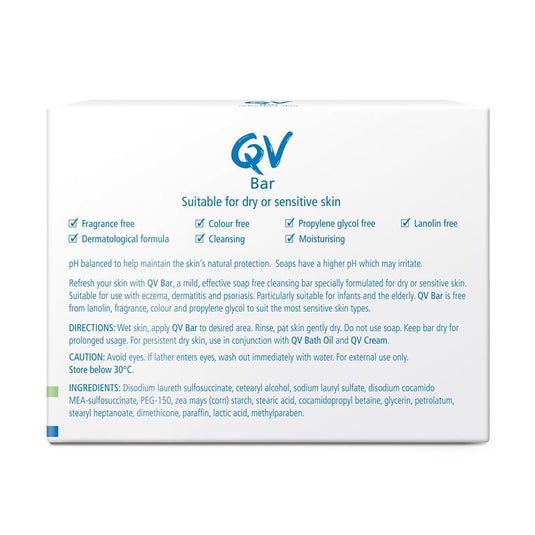 QV Wash Cleansing Bar 100G Twin Pack