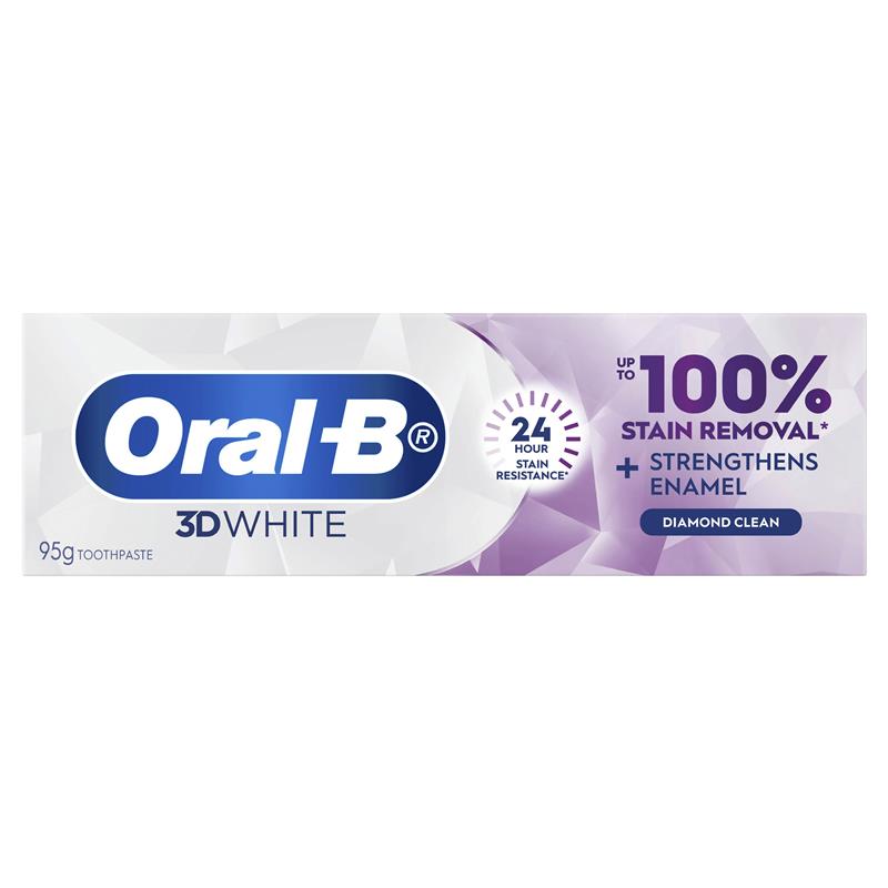 Load image into Gallery viewer, Oral B Toothpaste 3D White Lasting Enamel Strong 95g
