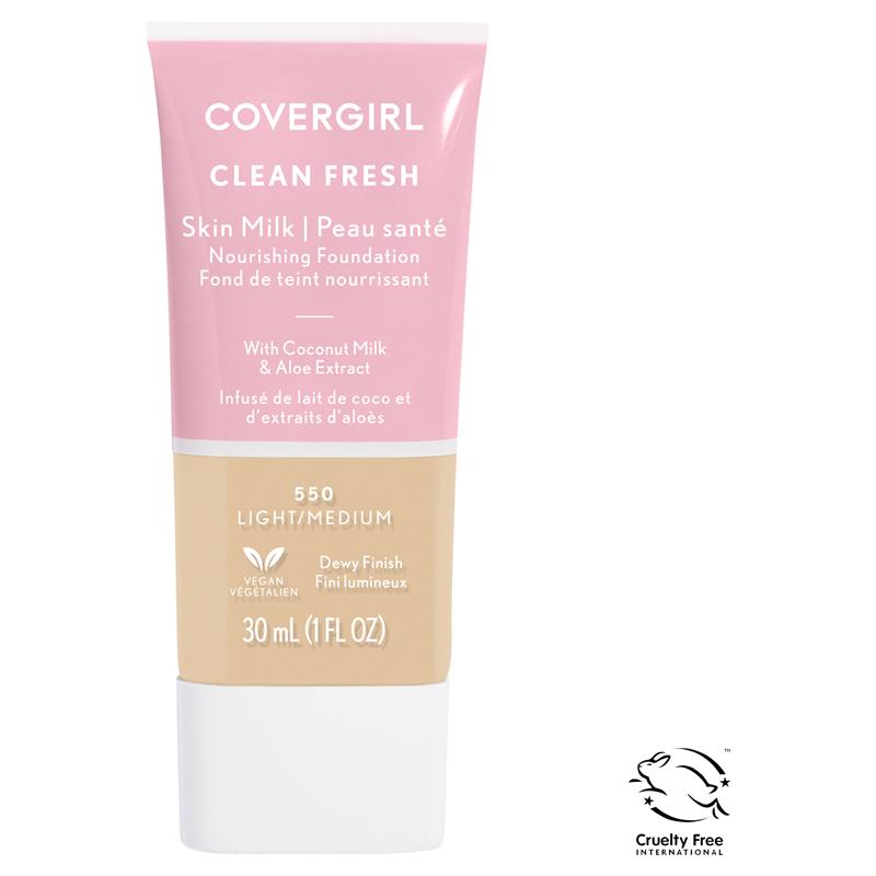 Load image into Gallery viewer, Covergirl Clean Fresh Skin Milk Foundation Light/Medium 550 30ml
