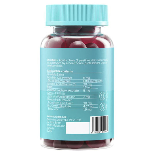 Novomins Hair Skin and Nails 60 Gummies NEW