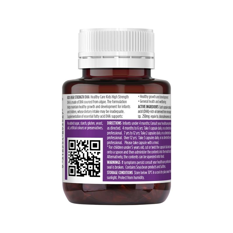 Load image into Gallery viewer, Healthy Care Kids DHA 60 Capsules
