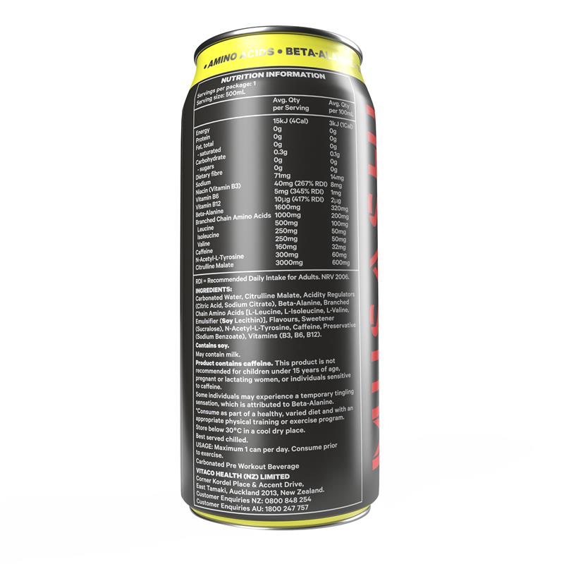 Load image into Gallery viewer, Musashi Energy Lemonade 500ml
