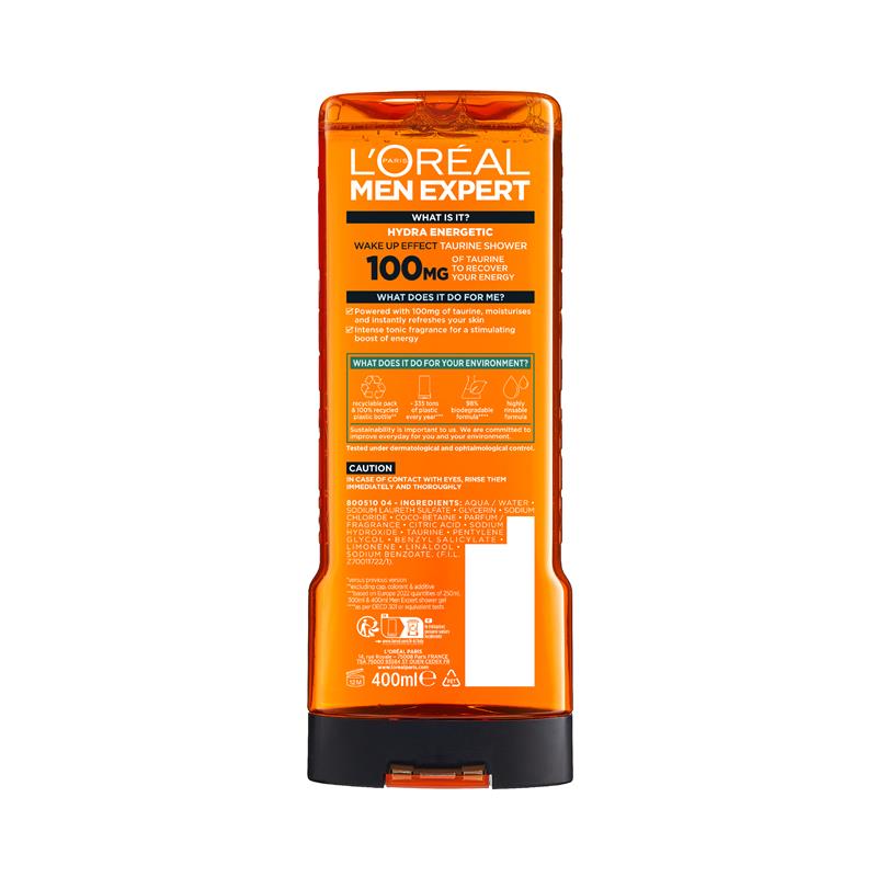 Load image into Gallery viewer, L'Oreal Paris Men Expert Hydra Energetic Shower Gel 400ml
