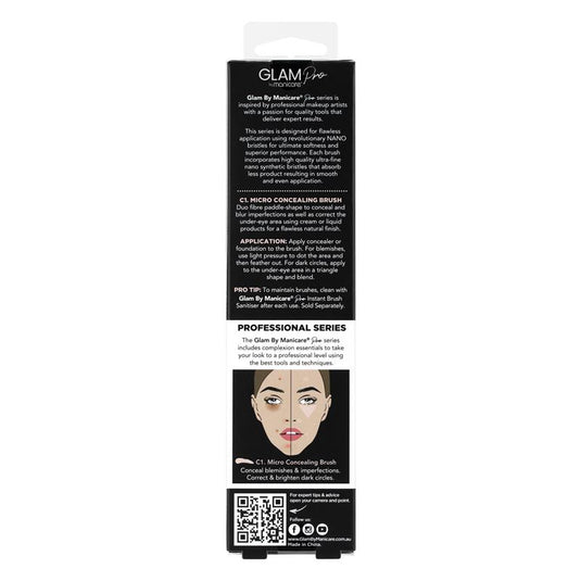 Glam By Manicare Pro C1. Micro Concealing Brush