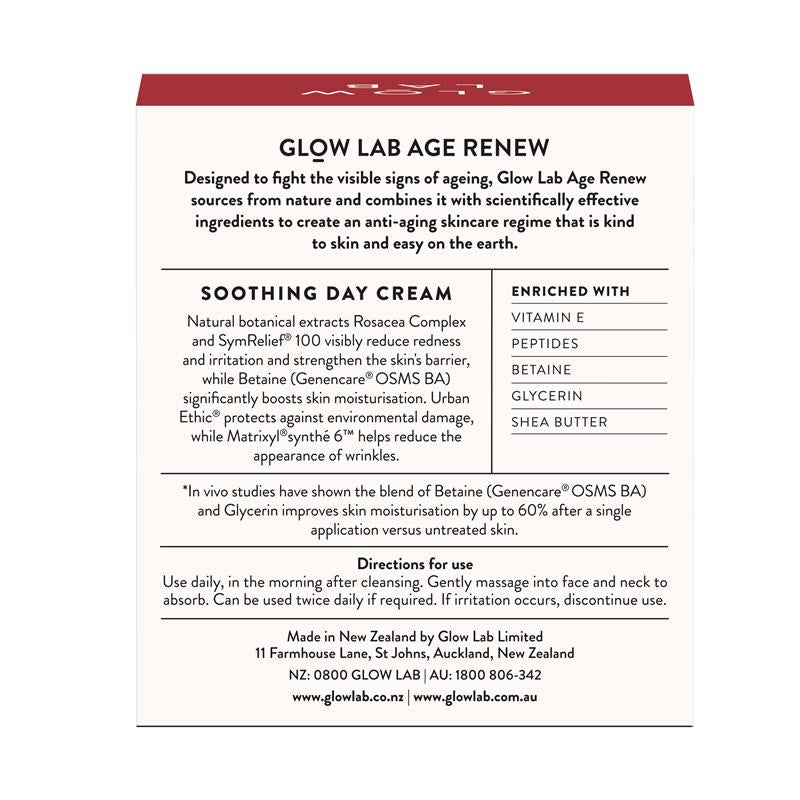 Load image into Gallery viewer, Glow Lab Age Renew Soothing Day Cream 50g
