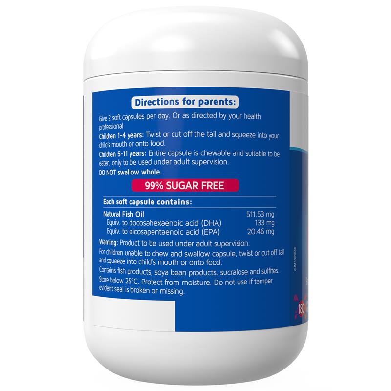 Load image into Gallery viewer, Nature's Way Kids Smart Omega3 Fish Oil Trio 180 Capsules
