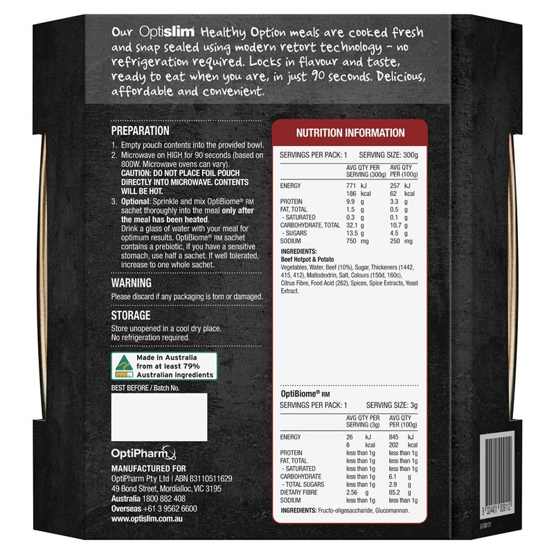 Load image into Gallery viewer, Optislim Healthy Option Meal Beef Hotpot &amp; Potato 300g
