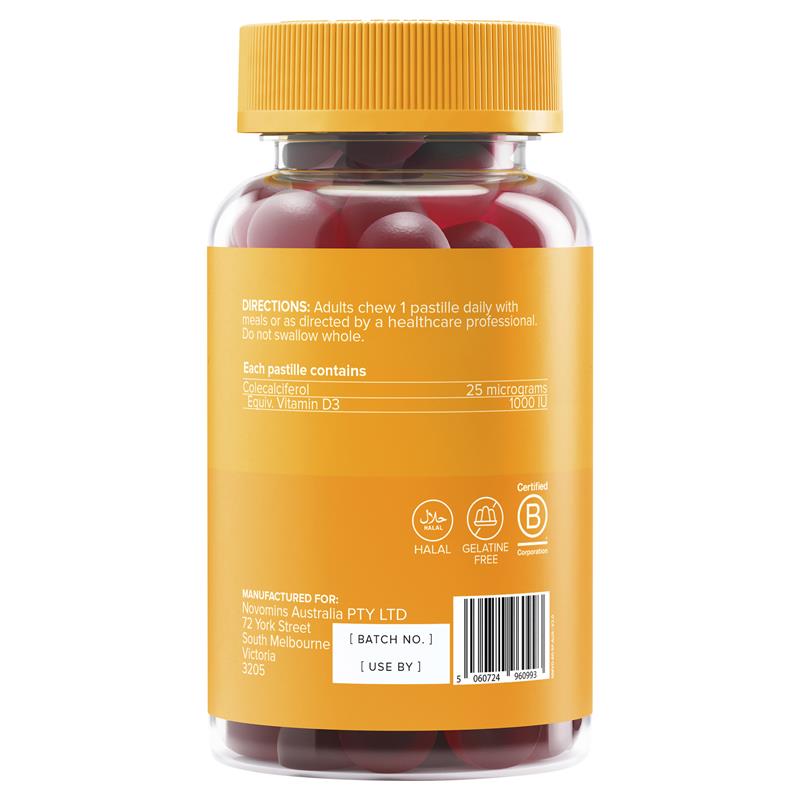 Load image into Gallery viewer, Novomins Vitamin D 60 Gummies NEW
