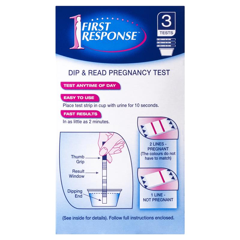 Load image into Gallery viewer, First Response Dip and Read Pregnancy Test 3 Tests
