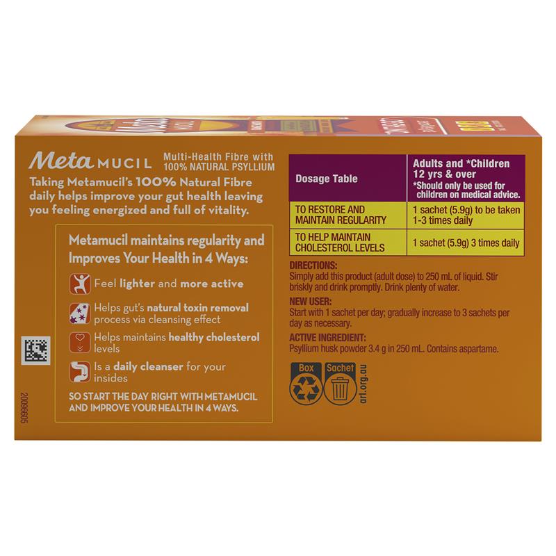 Load image into Gallery viewer, Metamucil Smooth Orange 30 Dose
