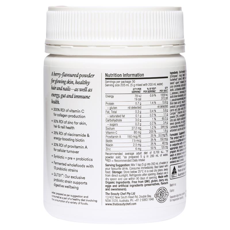 Load image into Gallery viewer, The Beauty Chef Glow Fermented Supernutrient Powder 150g
