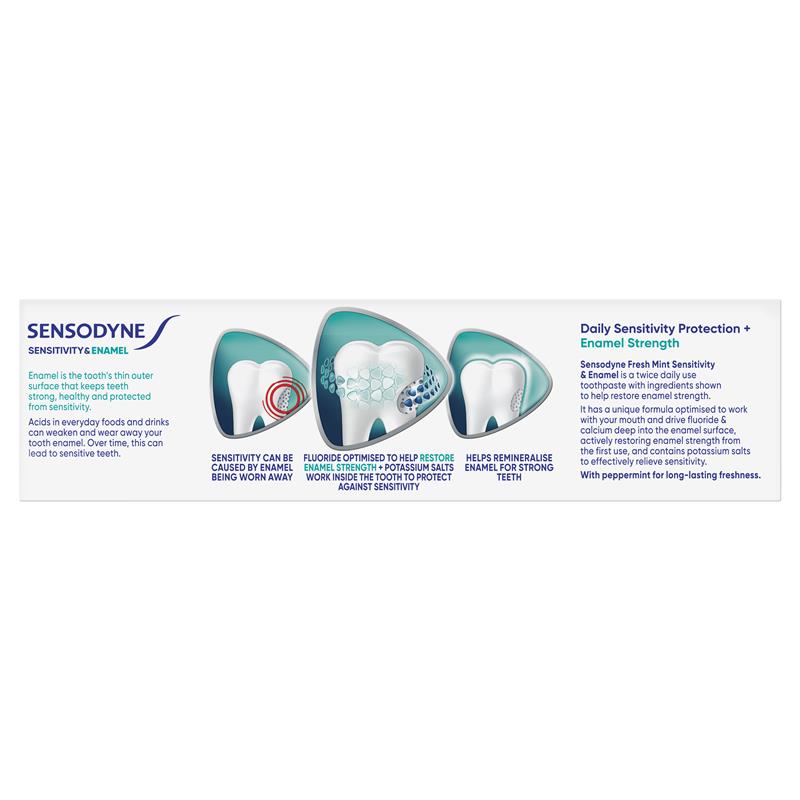 Load image into Gallery viewer, Sensodyne Toothpaste Sensitivity &amp; Enamel Fresh Mint 100g
