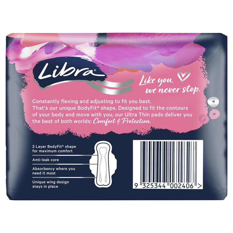 Load image into Gallery viewer, Libra Ultra Thins Pads Wings Super 18
