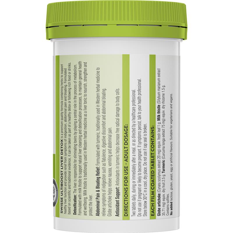 Load image into Gallery viewer, Swisse Ultiboost Liver Detox 120 Tablets
