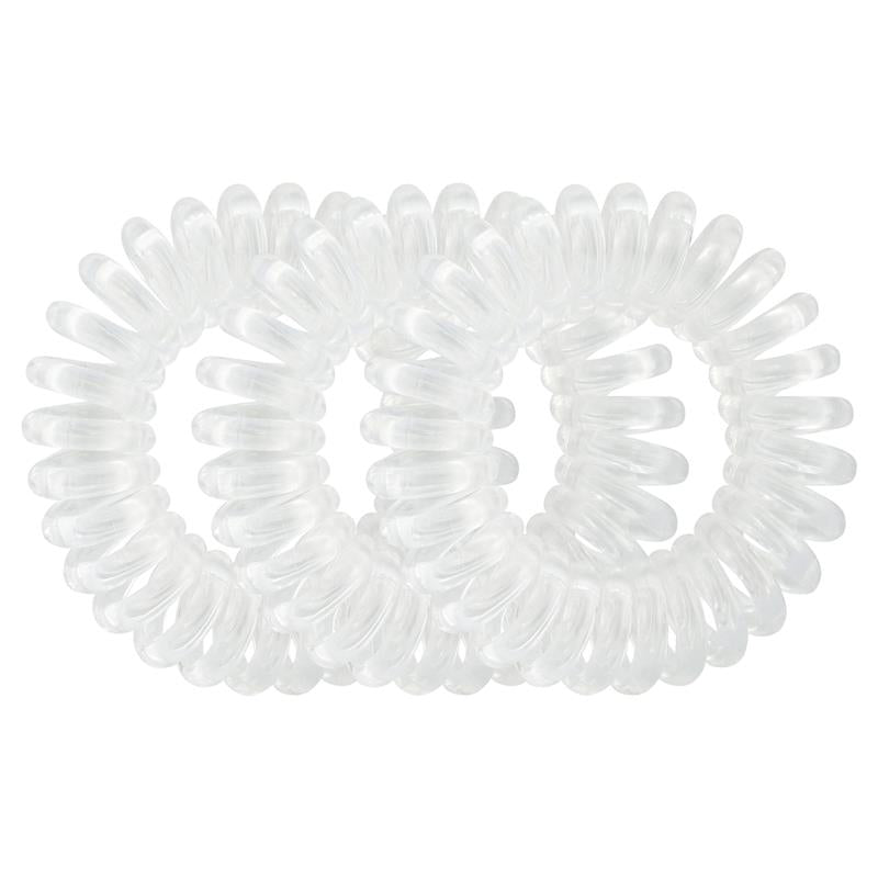 Load image into Gallery viewer, Lady Jayne 17022CL Spiral Hair Elastic Clear 8 Pack
