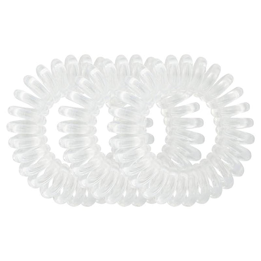 Lady Jayne 17022CL Spiral Hair Elastic Clear 8 Pack