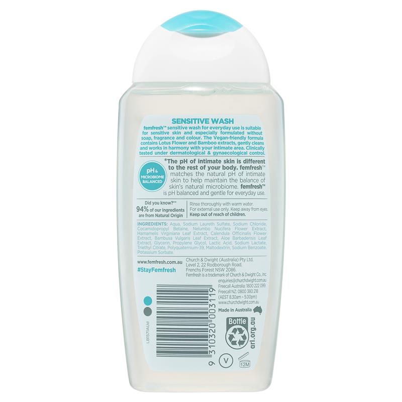 Load image into Gallery viewer, Femfresh Sensitive Wash 250ml
