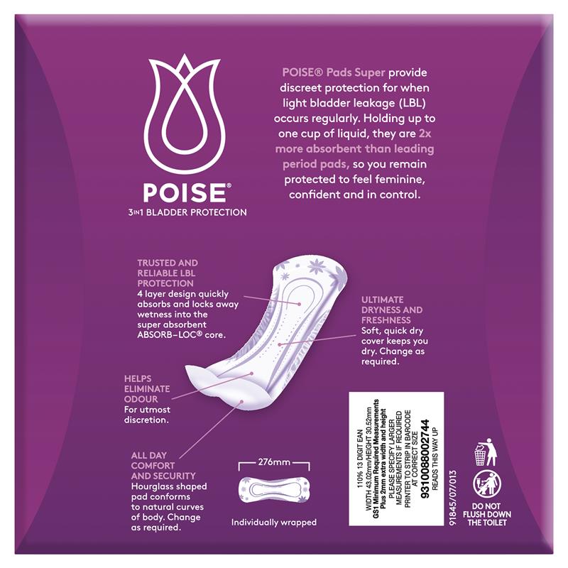 Load image into Gallery viewer, Poise Pads Super 28 Bulk Pack
