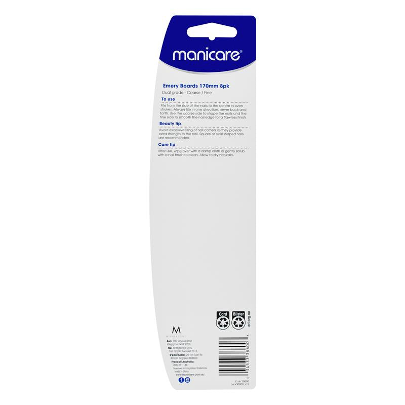 Load image into Gallery viewer, Manicare Emery Boards 170mm 8 Pack
