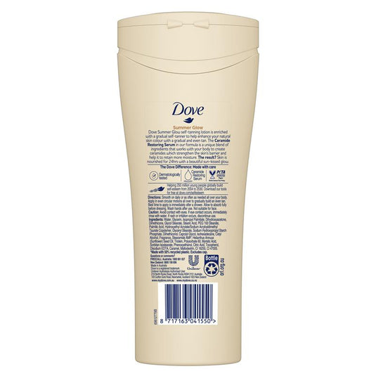 Dove Summerglow Body Lotion Fair To Medium Skin 250ml