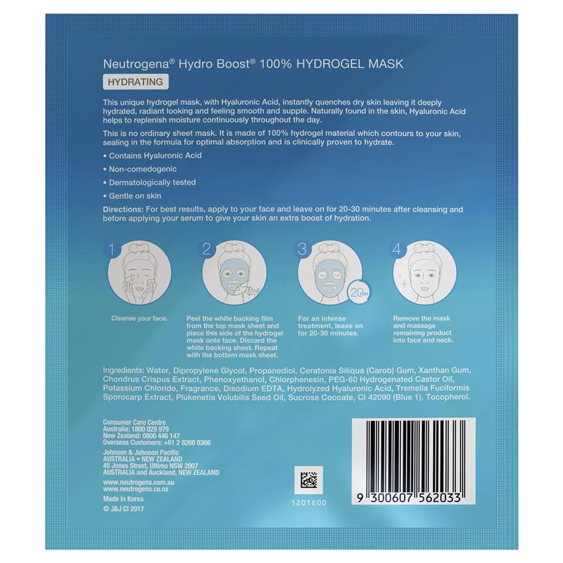 Load image into Gallery viewer, Neutrogena Hydro Boost Hydrating Hydrogel Mask 30g
