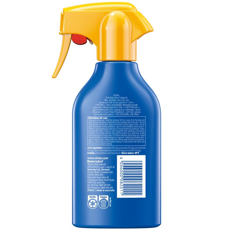 Load image into Gallery viewer, NIVEA Sun Kids Ultra Protect &amp; Play SPF50+ 270ml
