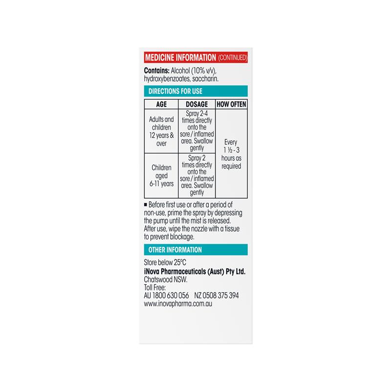 Load image into Gallery viewer, Difflam Forte Sore Throat Spray 88 Sprays 15mL
