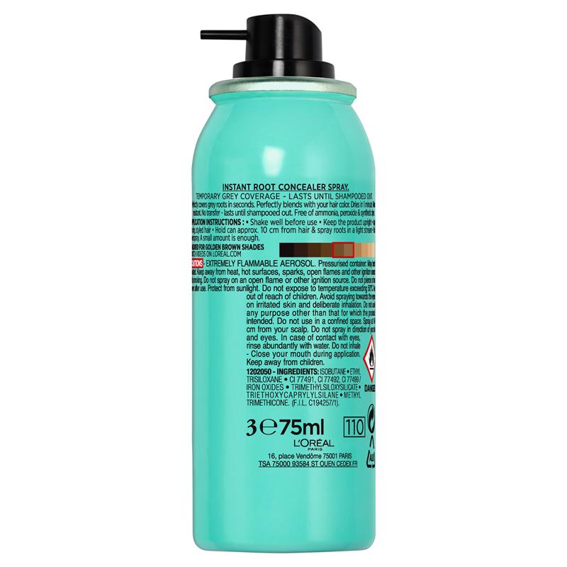 Load image into Gallery viewer, L'Oreal Paris Magic Retouch Temporary Root Concealer Spray - Golden Brown (Instant Grey Hair Coverage)
