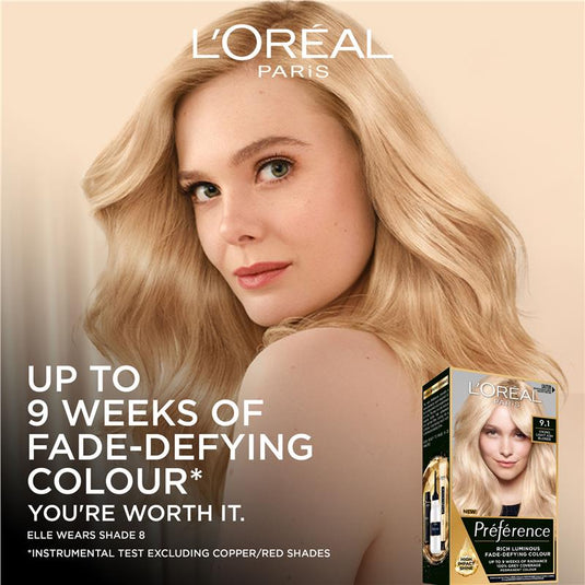 L'Oreal Paris Preference Oslo 9.1 Viking Light Ash Blonde