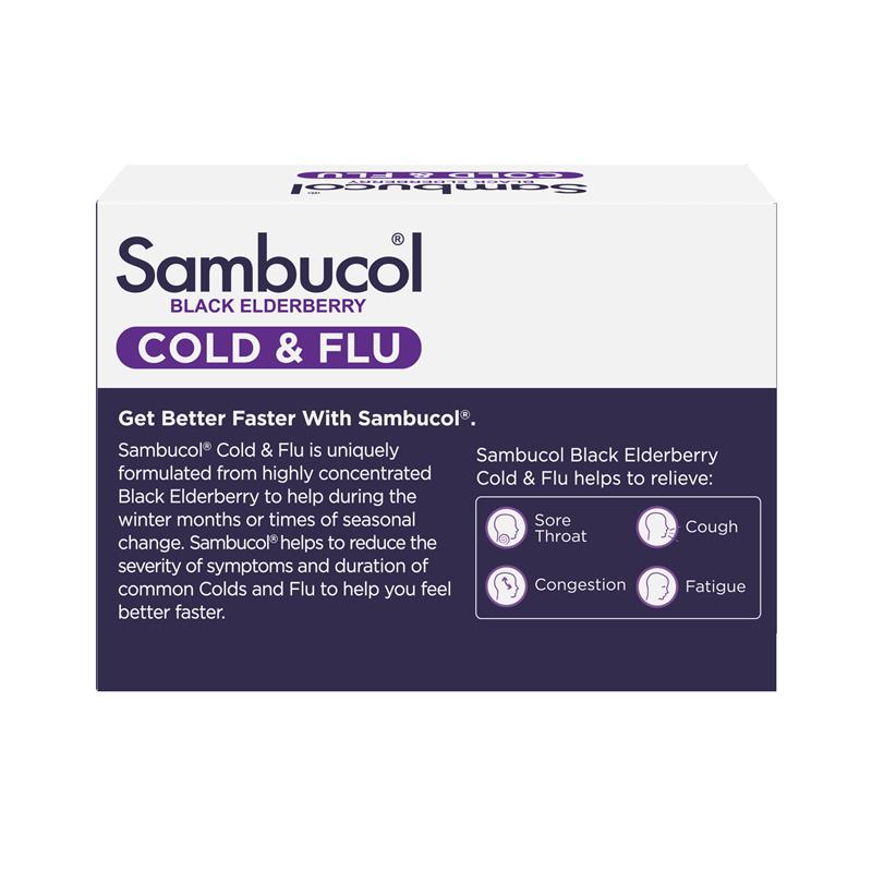 Load image into Gallery viewer, Sambucol Cold &amp; Flu 24 Capsules
