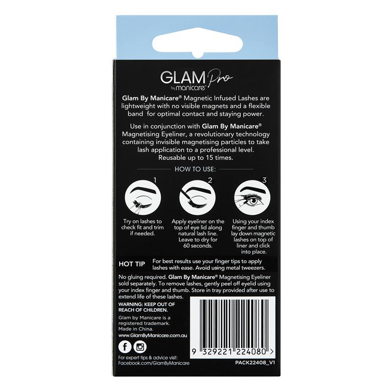 Load image into Gallery viewer, Glam By Manicare Pro Magnetic Infused Mika Lashes Natural

