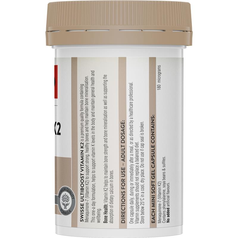 Load image into Gallery viewer, Swisse Ultiboost Vitamin K2 60 Capsules
