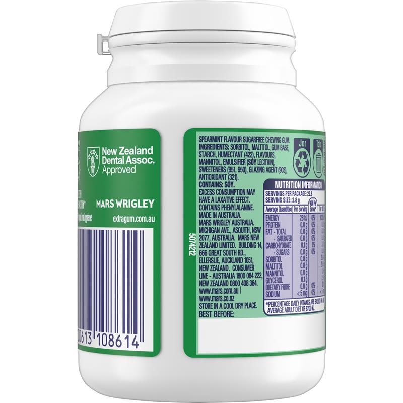 Load image into Gallery viewer, Extra Bottle Spearmint Gum 64g
