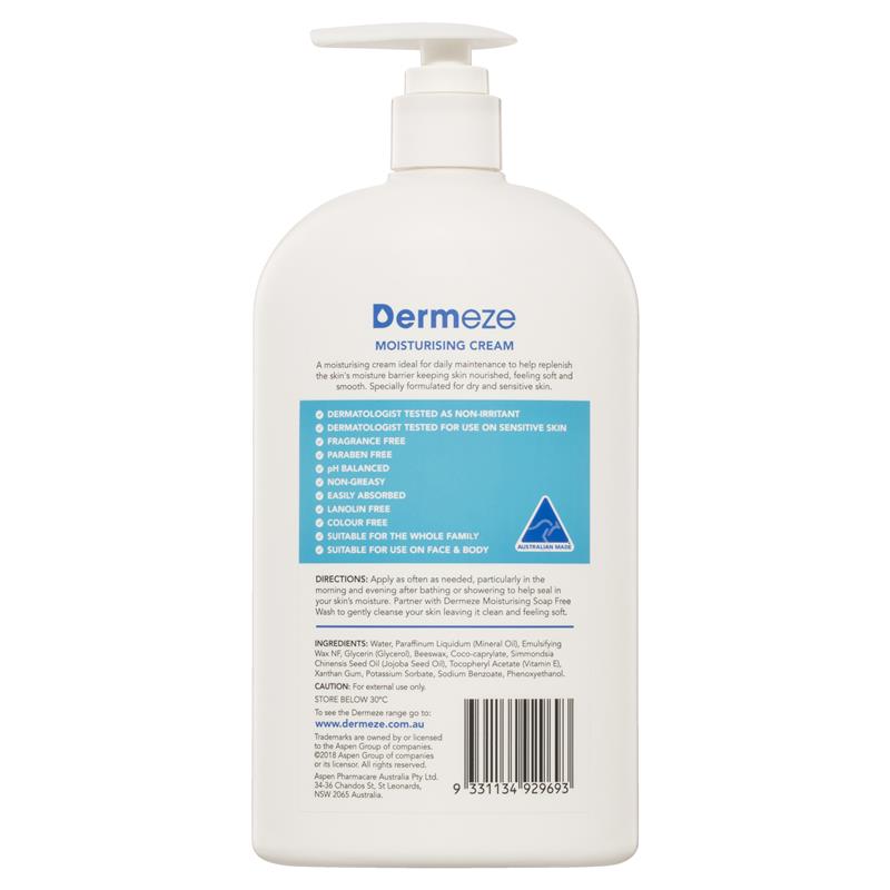 Load image into Gallery viewer, Dermeze Moisturising Cream 500g
