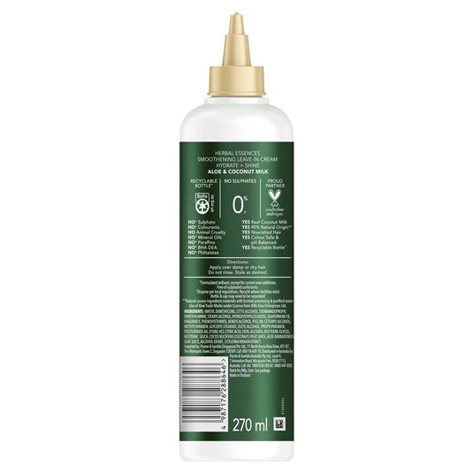 Herbal Essences Bio Renew Coconut Milk & Aloe Smoothening Leave-In Cream 270ml
