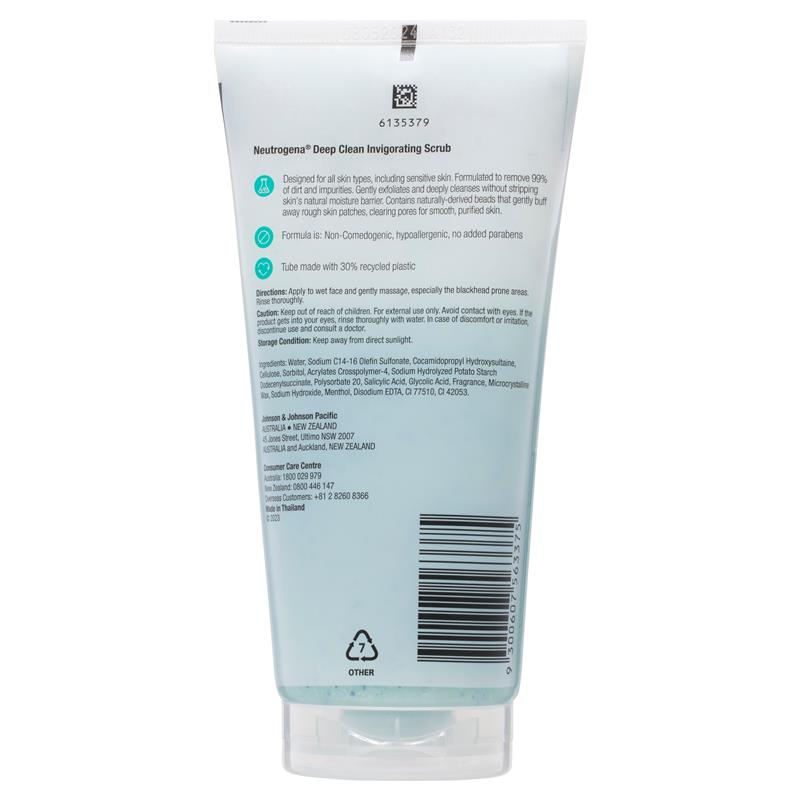 Load image into Gallery viewer, Neutrogena Deep Clean Invigorating Foam Scrub 150g

