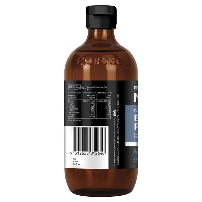 Load image into Gallery viewer, Melrose MCT Oil Brain Power 500ml
