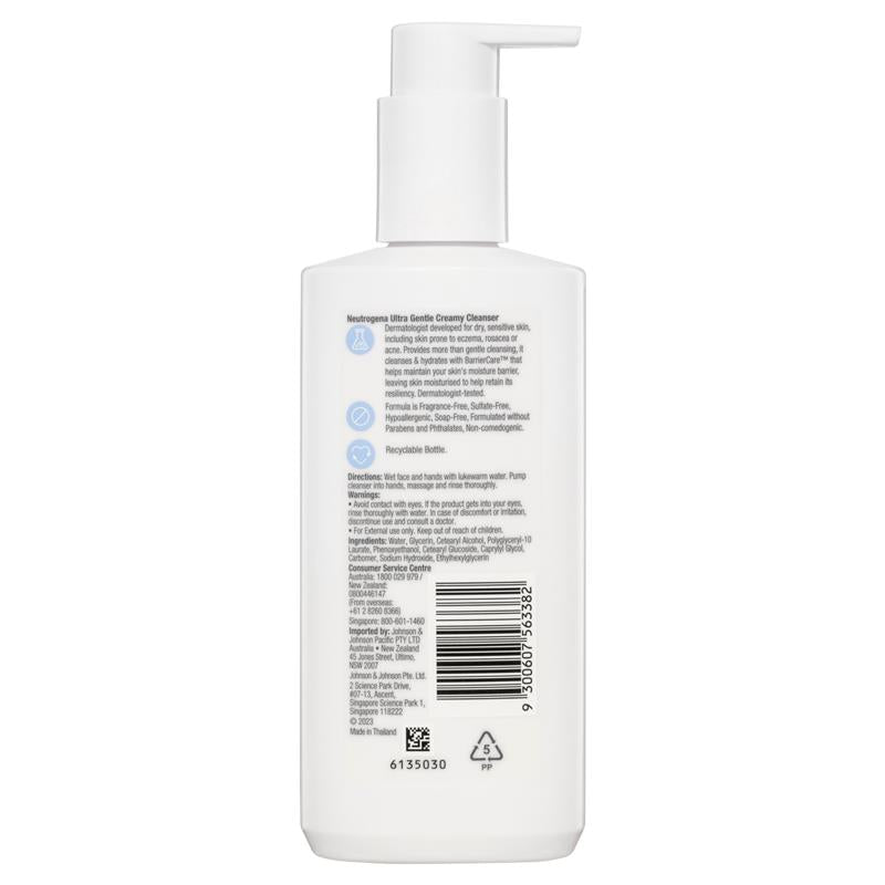 Load image into Gallery viewer, Neutrogena Ultra Gentle Creamy Face Cleanser 200ml
