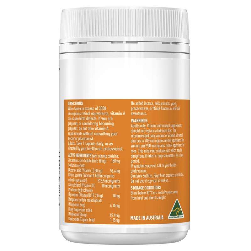 Load image into Gallery viewer, Healthy Care Zinc Complete 1-A-Day 180 Capsules
