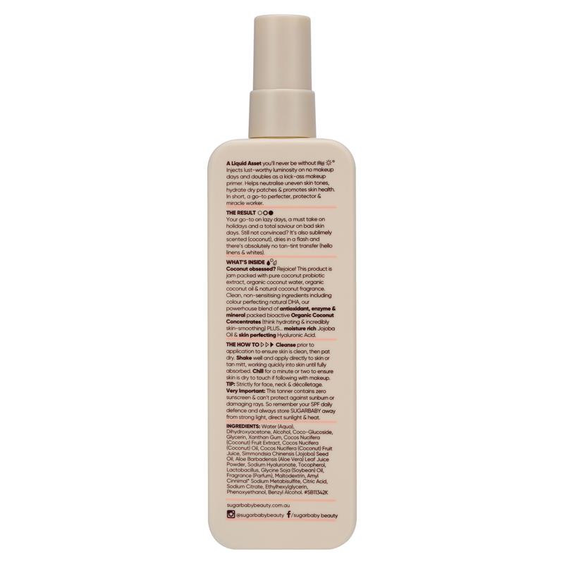 Load image into Gallery viewer, SugarBaby Out Glowing Natural Glow Face &amp; Decolletage Self Tan Water 140ml
