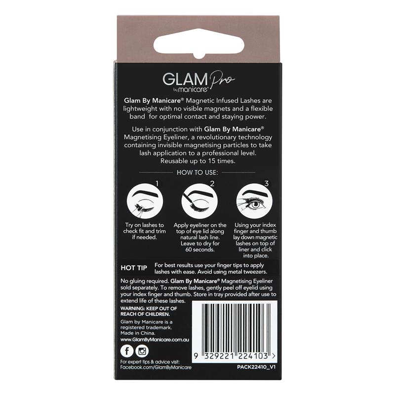 Load image into Gallery viewer, Glam By Manicare Pro Magnetic Infused Quinn Lashes Luxe
