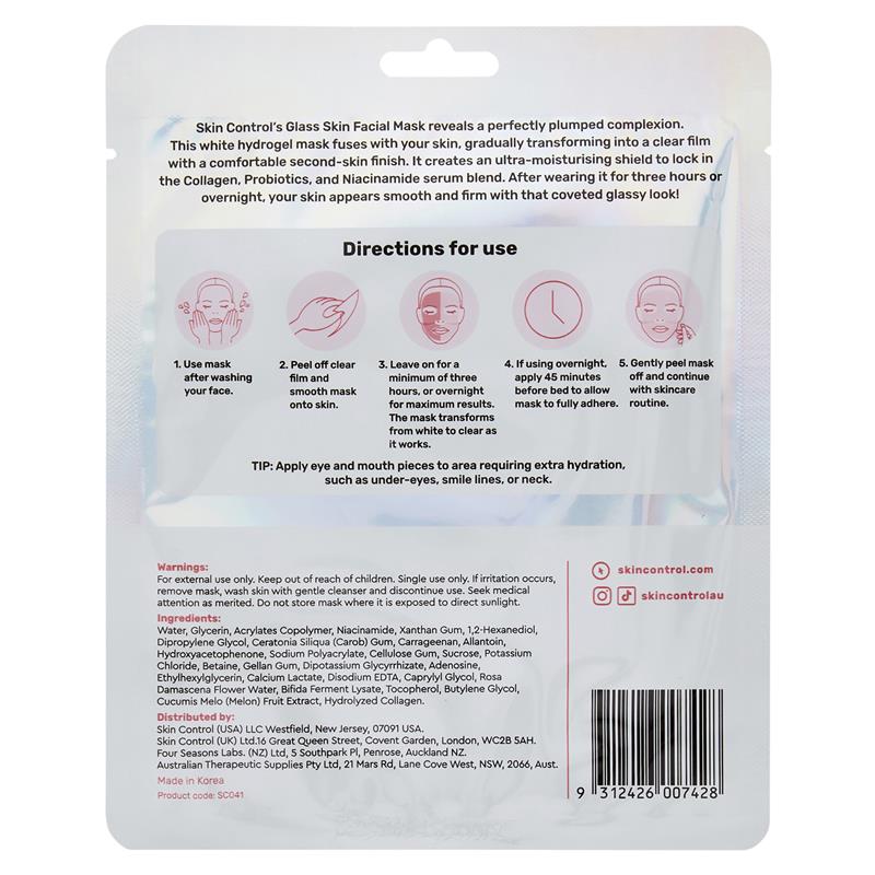 Load image into Gallery viewer, Skin Control Glass Skin Face Mask Collagen
