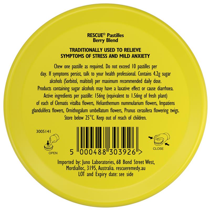 Load image into Gallery viewer, Rescue Remedy Pastilles Berry Blend 50g
