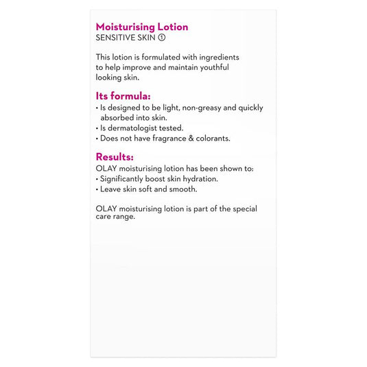Olay Moisturising Lotion Sensitive 150mL