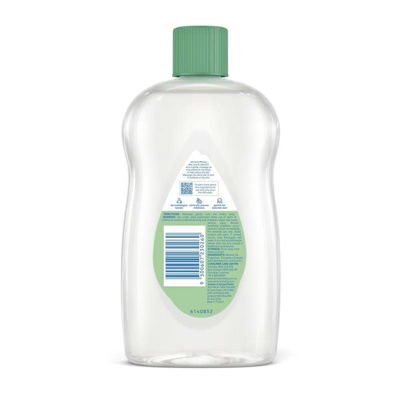 Load image into Gallery viewer, Johnson's Baby Oil with Aloe Vera &amp; Vitamin E 500mL
